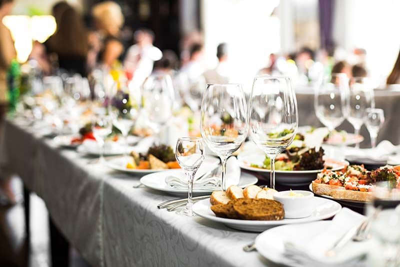 Serviço de buffet para casamento
