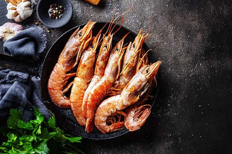 Frutos do mar para casamento